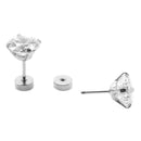 Minimalist Tiny Stainless Steel Flatback Stud Earrings for Women Men Cartilage Tragus 0.8mm Piercings Jewelry