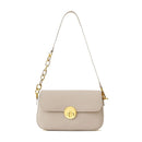 Simple Solid Chain Strap Flap Bag Leather Shoulder Bags for Women Ladies Crossbody Bag Designer