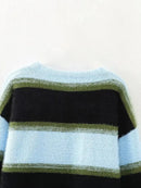 Striped Knitted Cardigan Woman Autumn Button Sweaters For Women Casual Cardigans Women Long Sleeve Coats