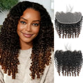 Woman with styled hair and hair extensions displayed on a white background, Obroi