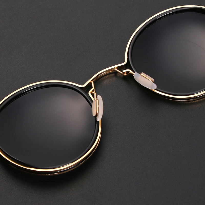 Men Polarized Sunglasses Luxury Design Metal Round Frame Sun Glasses Women Retro UV400 Shades