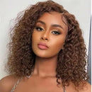 Woman with styled hair against a neutral background, Obroi