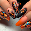 Nails for women Spring summer flowers birds design press on false nail art