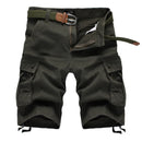Summer Men's Multi Pocket Military Cargo Shorts Male Cotton Mens Tactical Shorts Short Pants Streetwear
