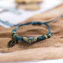 Handmade Ceramic Beads Charm Gift Women's Bracelet Jewelry