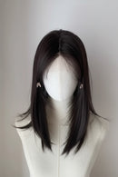 Ashely Short Wig Natural Black Brown Medium Short Wig Lace Front Wigs Headband Bob Wig for Daily Use 2024 New