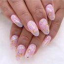 Hand Press On Nail Art Almond Portable Short Nails Girls Handmade Nails