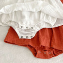 Summer Baby Bodysuits Ruffle Girls One Piece Infant Girls Clothes