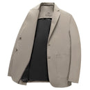 Men's Casual Suit Spring and Autumn Thin Business Slim-fit Solid Seamless Anti-wrinkle Small Suit Jacket