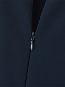 Women Autumn Office Lady Style Long Sleeve Mini Dress Vintage Chic Back Zipper Dresses