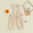 Infant Baby Boys Girls Overalls Rompers Newborn Spring Fall Outfit 0-24M