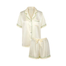 Pajamas For Women silk summer shorts silk home clothing set