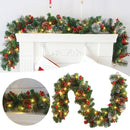 Christmas Decoration Christmas Garland Red Berrys Branches Stylish DIY Wreath Party Decoration