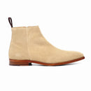Handmade Casual Men Shoes Leather Dress Ankle Boots Pointed Chelsea Boots