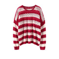 Cashmere sweater women Warm round neck pure cashmere loose knit cashmere