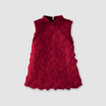 Girl's Princess Dress Spring New Rose Vest Princess Dress Improved Children's Formal Dress