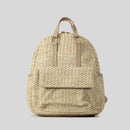 Casual Backpacks for Women Weave Lady Handbags Summer Beach Bag Holiday Travel Backpack