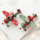 Retro Christmas Pendant Antique Style Santa Claus Airplane Christmas Tree Hanging Decoration