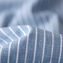 Spring and Summer Pure Cotton Short Sleeved Shirt Men's Stripe