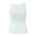 Women Lace Spliced Slim Tank Top Sleeveless Summer Crop Top Holiday