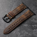Leather Watchband For iwatch Apple Watch Vintage Men's Genuine Leather Strap