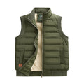 Winter Men's Vest Fleece Lightweight Padded Thickening Vests Jackets Warm Coat Waistcoat