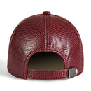 Maroon textured baseball cap with OBROI branding on a white background