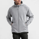 Spring Autumn Solid Long Sleeve Sweatshirts Man High Street Casual Zipper Pockets Hooded Cardigan