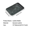 Men's Cardholder Wallet Luxury Designer Genuine Leather Credit Card Holder Portable
