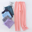 Women Pants Solid High Waist Wide Leg Streetwear Trouser