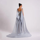 Dress Mermaid Evening Dress Flower Spaghetti Strap Gown