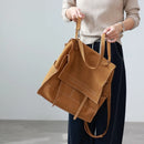 Genuine Leather Large Capacity Backpack Suitable For Daily Comutting And Short Business Or Trip