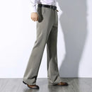 Men Spring Summer Leisure Flared Leg Trousers Men Business Casual Pants Male Bell Bottom Pant