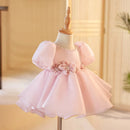 Girl's Dress Children's Flower Girl Wedding Little Girl Birthday Full-Year Baby Girl Princess Dress