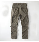 Retro Cotton Cargo Pants Loose Straight Leg Casual Trousers Outdoor Pants