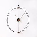 Minimalist Wall Clock Creative Luxury Art Clocks Solid Wood Pointer Wall Clock Silent Movement Clocks