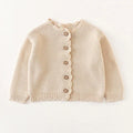 Autumn 0-3Yrs Children Clothes Infant Baby Girls Knitting Cardigan Newborn Baby Girls Sweater