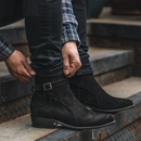Men Ankle Boots Hand-Sewn Timeless Style Men's Ankle Boots
