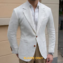 Linen Men Blazer Men Luxury Stylish Blazer Outfits