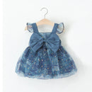 Princess Baby Girl Dress Summer Sweet Bow Clothing Suitable For Birthday