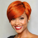 Short Pixie Cut Wigs Human Hair for Women Fluffy Natural Daily Wig