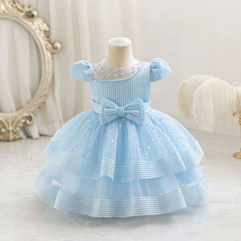 Baby Clothing Princess Girls Party Dresses for Occasion Kids Dress Newborn Girl Clothes Ball Gown