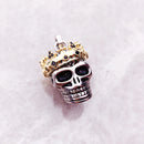 Pendant Skull Crown Fine Jewelry Accessorie 925 Sterling Silver Rebel Gift For Woman Men