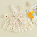 Baby Girl Romper Princess Lace Tulle Ruffle Jumpsuit Playsuit Sunsuit Birthday Clothing Summer