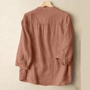 Summer Women's Blouse Solid Tops Female Casual Elegant Shirts Vintage