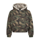 Retro Spliced Hooded Padded Jacket Mens Winter Warm Long Sleeve Thick Quilted Jacket Men