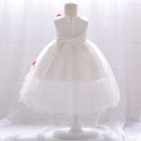 Elegant Baby Girl Clothes Christen Dress Toddler Dress Birthday Flower Princess First Ceremony Dresses