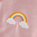 Outwear Girls Hooded Shirts With Zipper Rainbow Children's Jackets Outwear Spring Wear