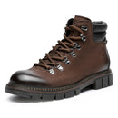 Men Boots Winter Full Grain Genuine Leather Men Shoes