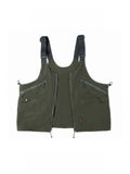 Retro Multi-pocket Sleeveless Vest Outdoor Casual Dual-purpose Backpack Jacket Aesthetic Chic